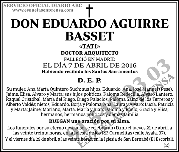 Eduardo Aguirre Basset